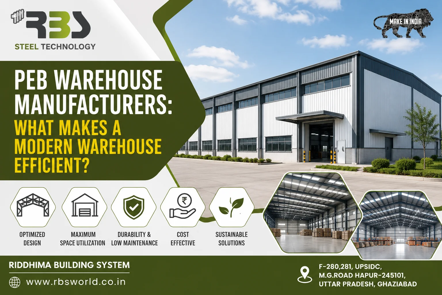 PEB Warehouse Manufacturers